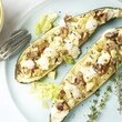 Courgettes met geitenkaas en honing